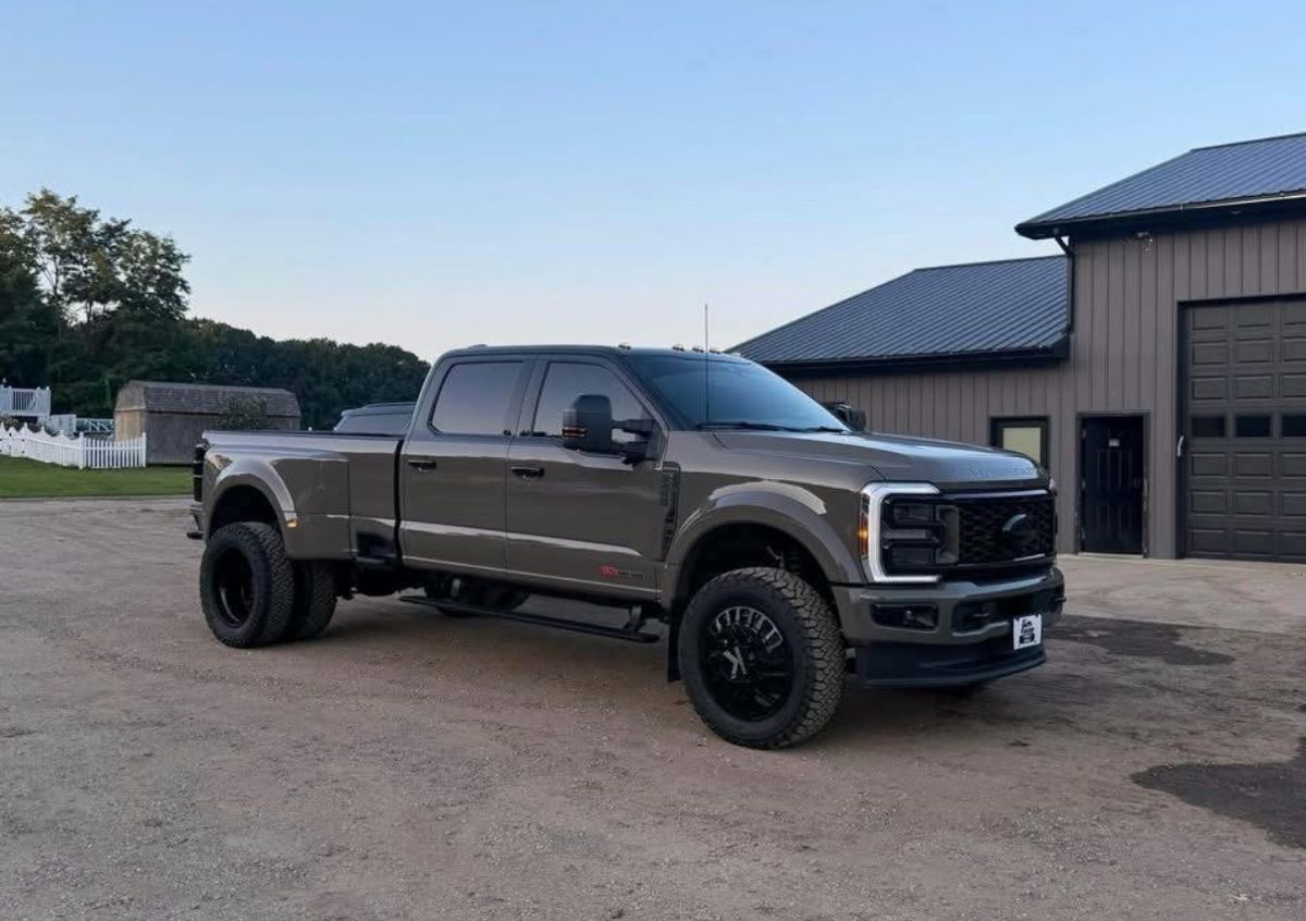 Window tint job: Ford Super Duty